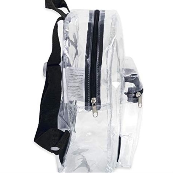 Clear back pack - Picture 3 of 5
